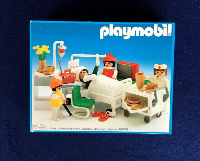 playmobil hospital room