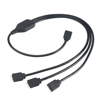 Akasa ARGB LED 1 zu 3 Splitter wandelt 1 x 5V ARGB in 3 x 5V ARGB Stecker um