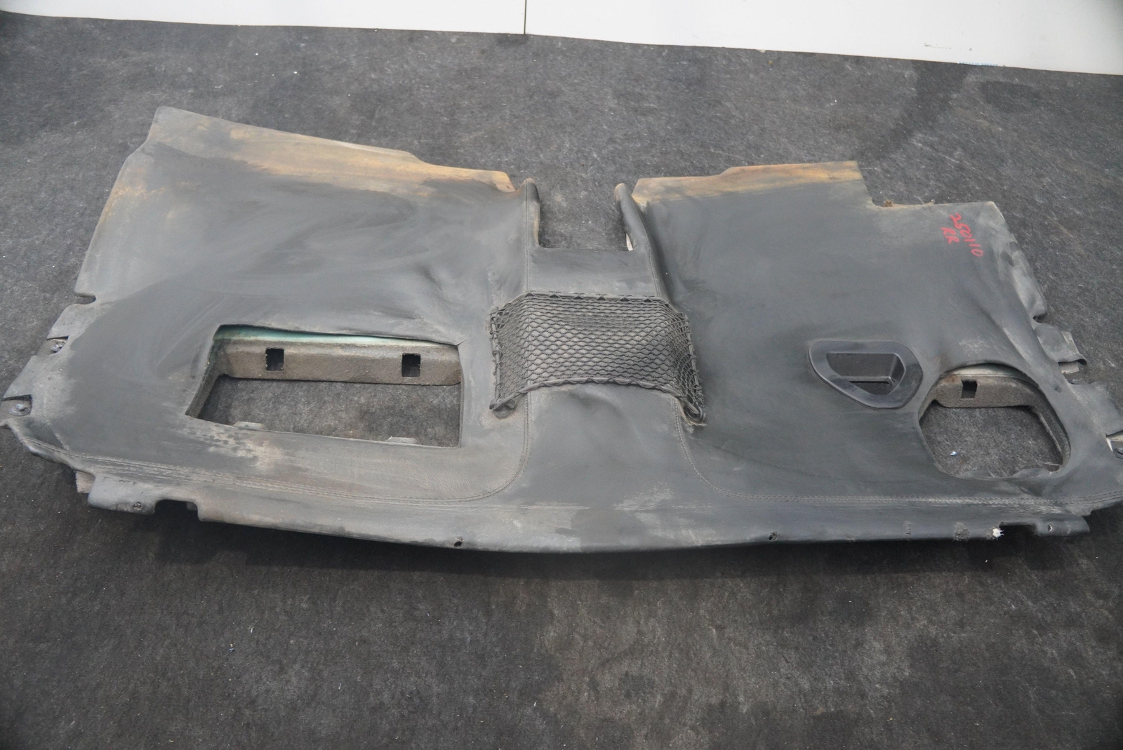 Rear Bulkhead Wall Trim Cover Panel Black Leather OEM McLaren 720S 2018 *Note*