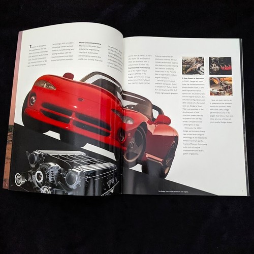 NOS 1992 DODGE Stealth IROC Daytona Spirit R/T Viper Ram Sales Brochure Set of 3 - Picture 2 of 4