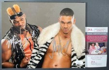 AEW Isiah Kaddisy & Marq Quen Signed Private Party 8x10 Photo C JSA COA