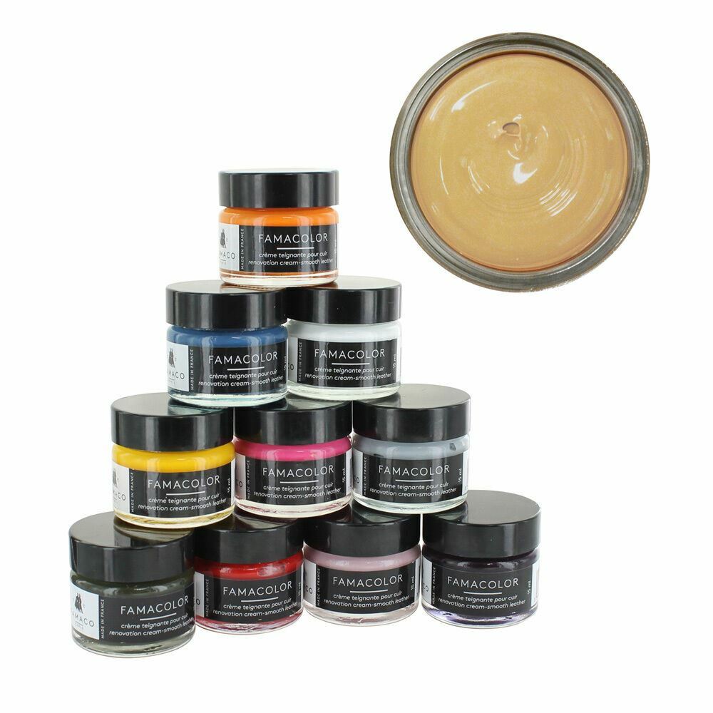 Famaco Dye Cream Leather Dye Scuff Restorer Revive All Colours Shoe