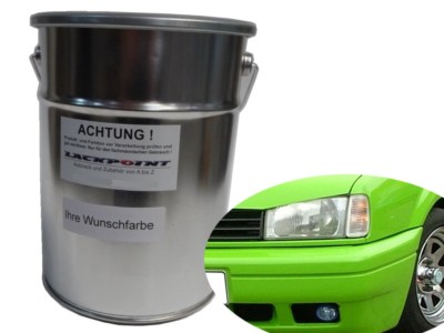 1 Liter Wasserbasislack Spritzfertig Kawa Grün Autolack Giftgrün Tuning VW,Opel