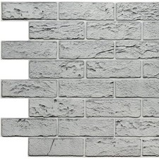 Grey Bricks 3D Wall Panels, in Various Packs