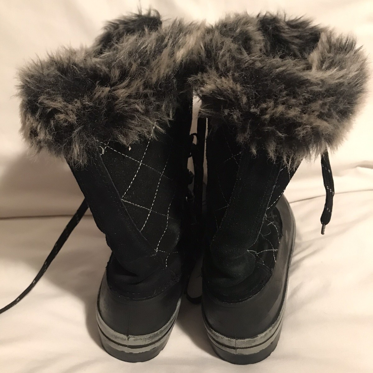 Polar Edge Black Winter Boots Polar Edge Snow Boots Winter Ski Mud Water | Mercari main image 2