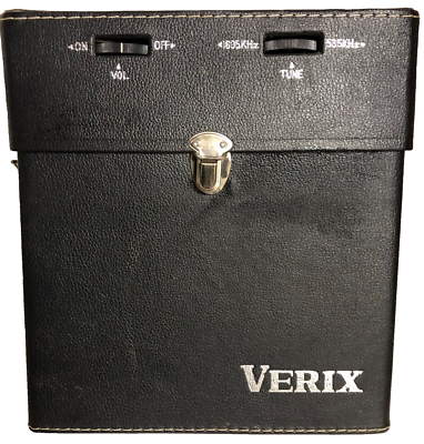 Vintage 7x50 Binoculars in Transistor Radio Case - VERIX - radio