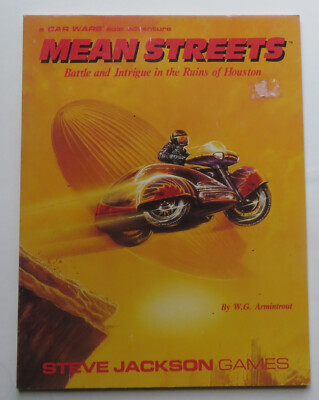 CAR WARS - Solo adventure - Mean Streets - Steve Jackson Games - RPG - engl.