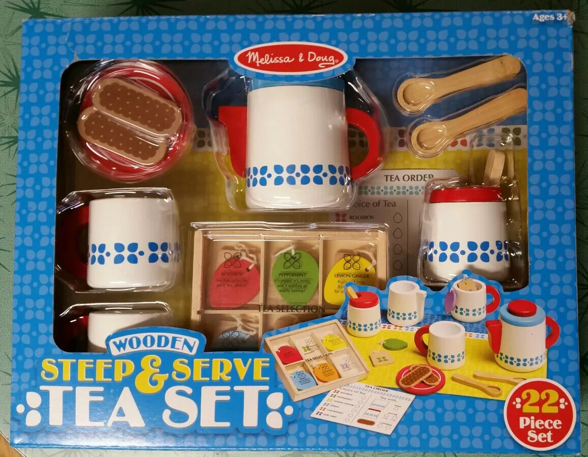Melissa and doug steep hotsell and serve tea set