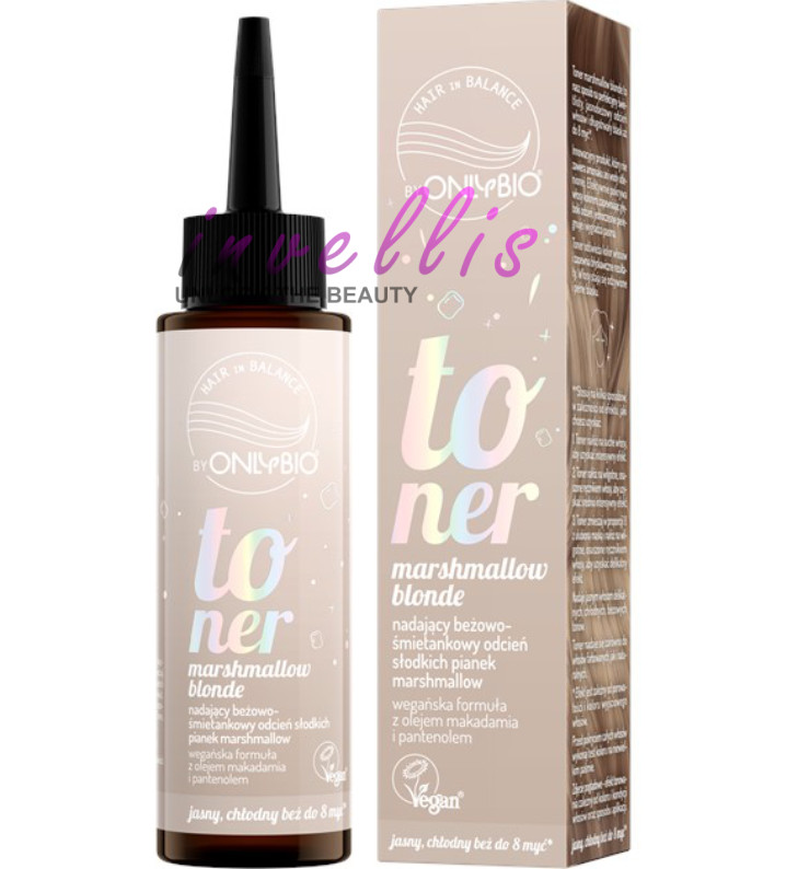 ONLYBIO TONER DO WLOSOW MARSHMALLOW BLONDE / HAIR TONER 100ML