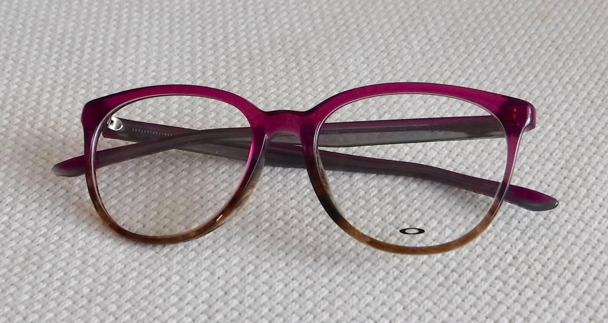 Oakley Reversal Eyeglasses Purple Fade Frames with Clear 