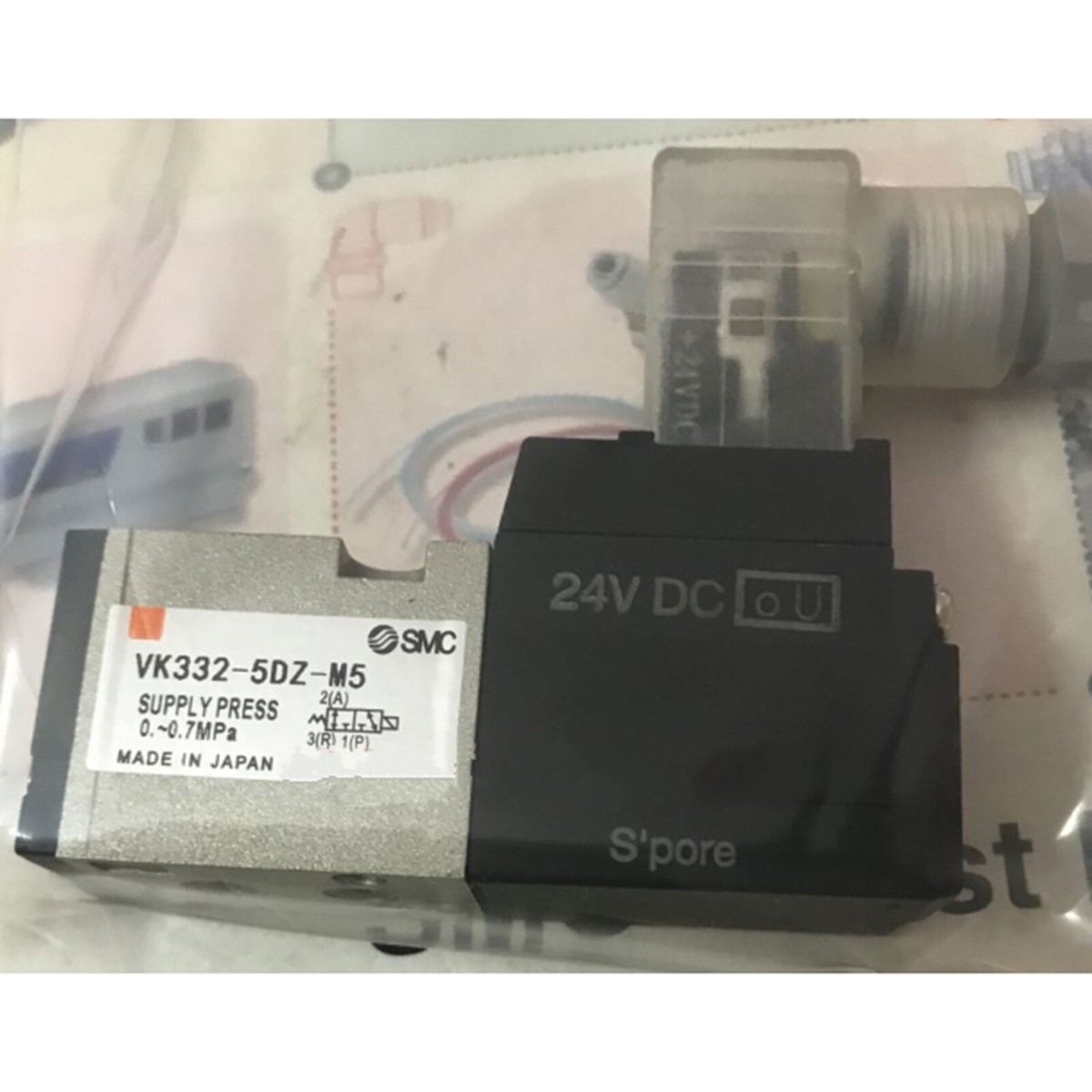 1 piece new smc VK332-5DZ-M5 Solenoid Valve Free ship | eBay