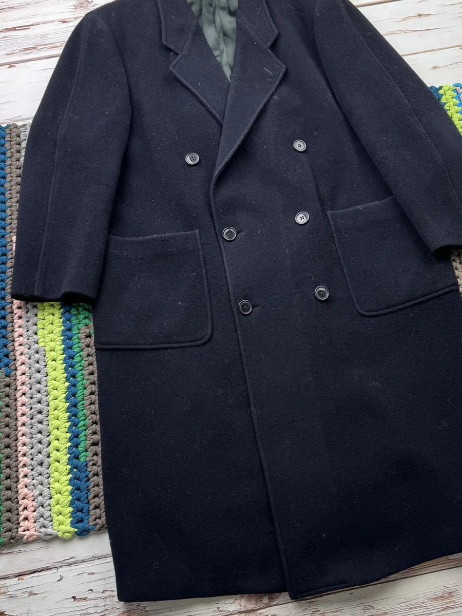 Giorgio Armani Vintage Wool Coat Men's Size XXL | eBay