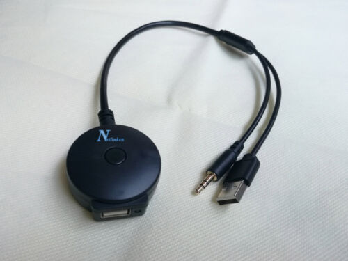 BLUETOOTH 5.0 ADAPTER AUX USB FOR PIONEER AVH-5200DVD 5300DVD 5300DVD P1400DVD - Picture 1 of 4