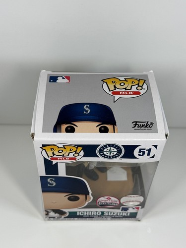 Funko Pop Vinyl Ichiro Suzuki 51 Seattle Mariners T-Mobile Exclusive Damaged Box - Bild 2 von 14