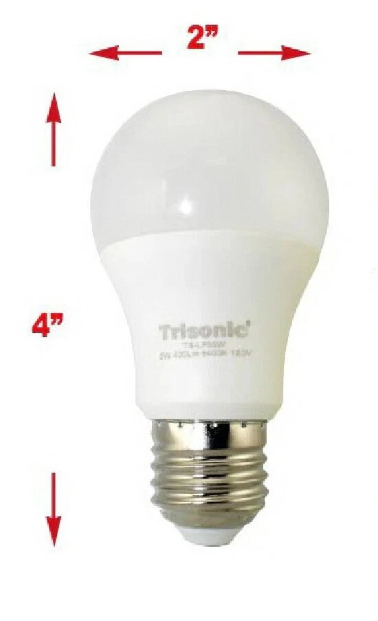 LED LIGHT BULB 5W Standard 40W Upgrade Table Wall Desk Lamp 400 Lumens 6400K - Image 2 of 3