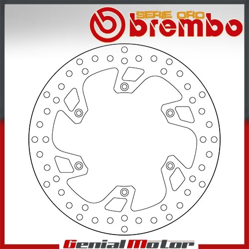 Brake Disc Fixed Brembo Serie Oro Front for Ktm Exc Tpi 250 2018 - Picture 1 of 2