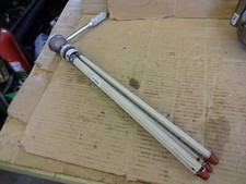 Camera tripod, 1/4" Whitworth x 2" flange x 50" high compacts to 18"
