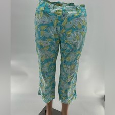 Lilly Pulitzer Pants Size 4 - Atlantis Fish Print
