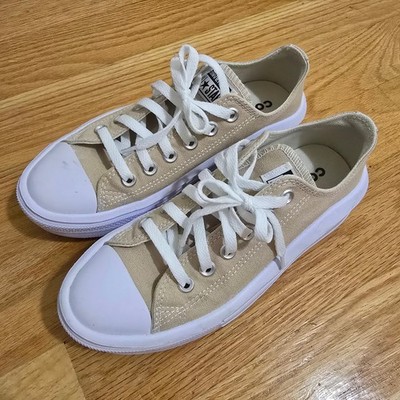 Converse Chuck Taylor All Star Move Platform Shoes Granola Women's US Size 7