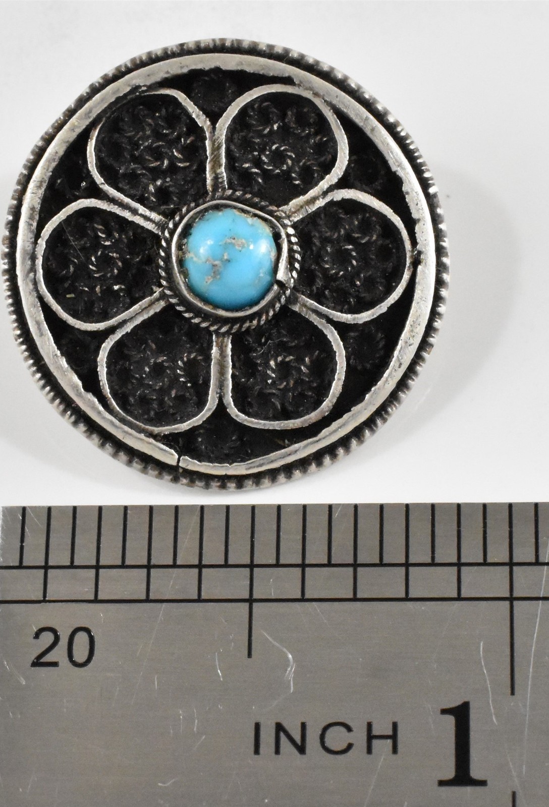 Solid 935 Silver Earrings from Palestine with Gen… - image 3