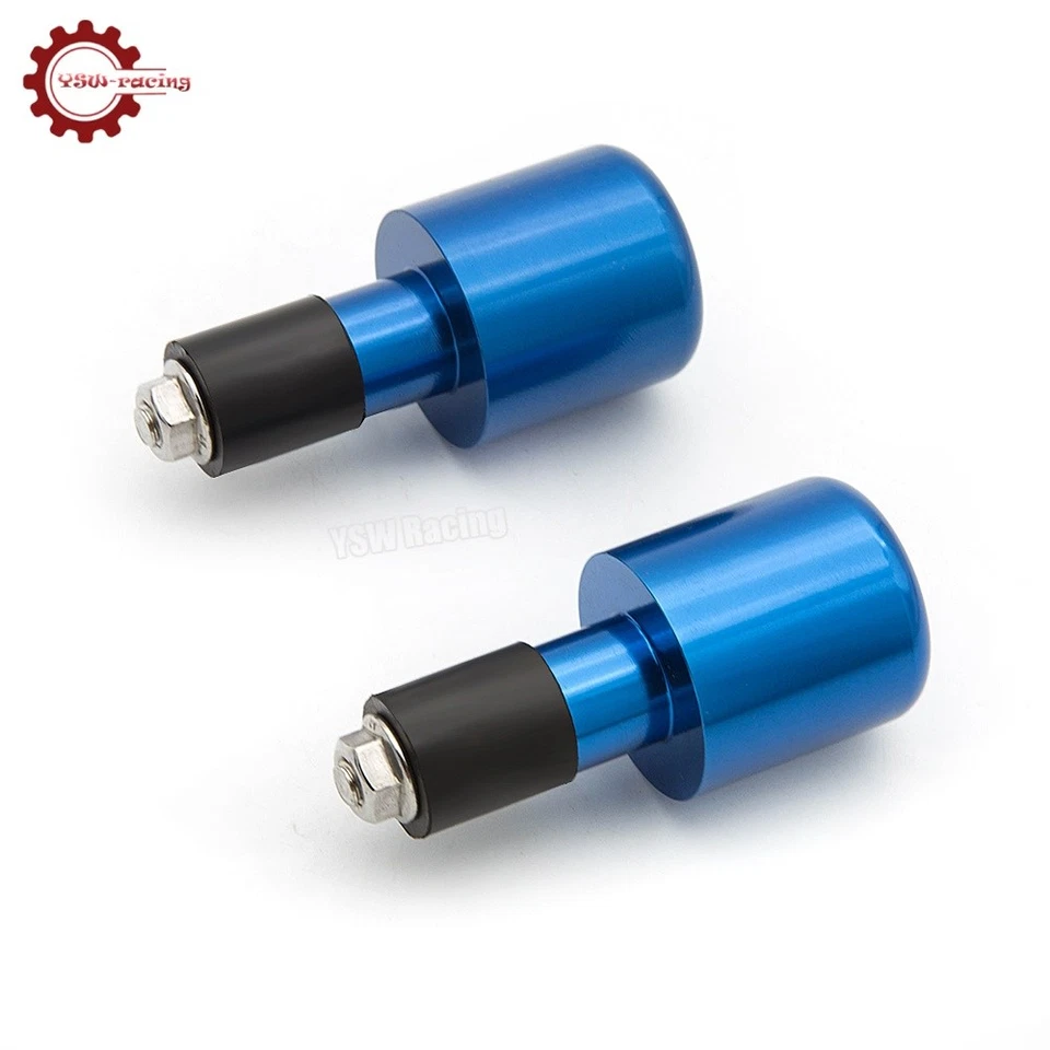Para Suzuki GSXR600 GSXR750 GSXR1000 CNC 7/8"" Extremos de barra de manillar Tapones de tapa deslizante Foto 4 de 4