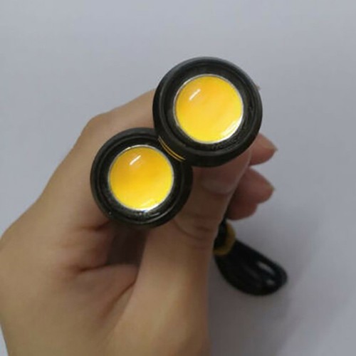 2pcs Amber LED Turn Signal Lights For Wrangler Flat Fender Marker 18mm - Picture 3 of 11