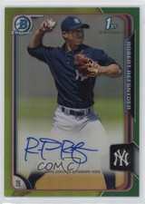 2015 Bowman Chrome Prospects Green Refractor 61/99 Rob Refsnyder Auto 11tc