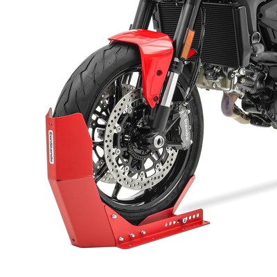 Motorradwippe Transportständer ConStands Easy Transport-Fix rot matt