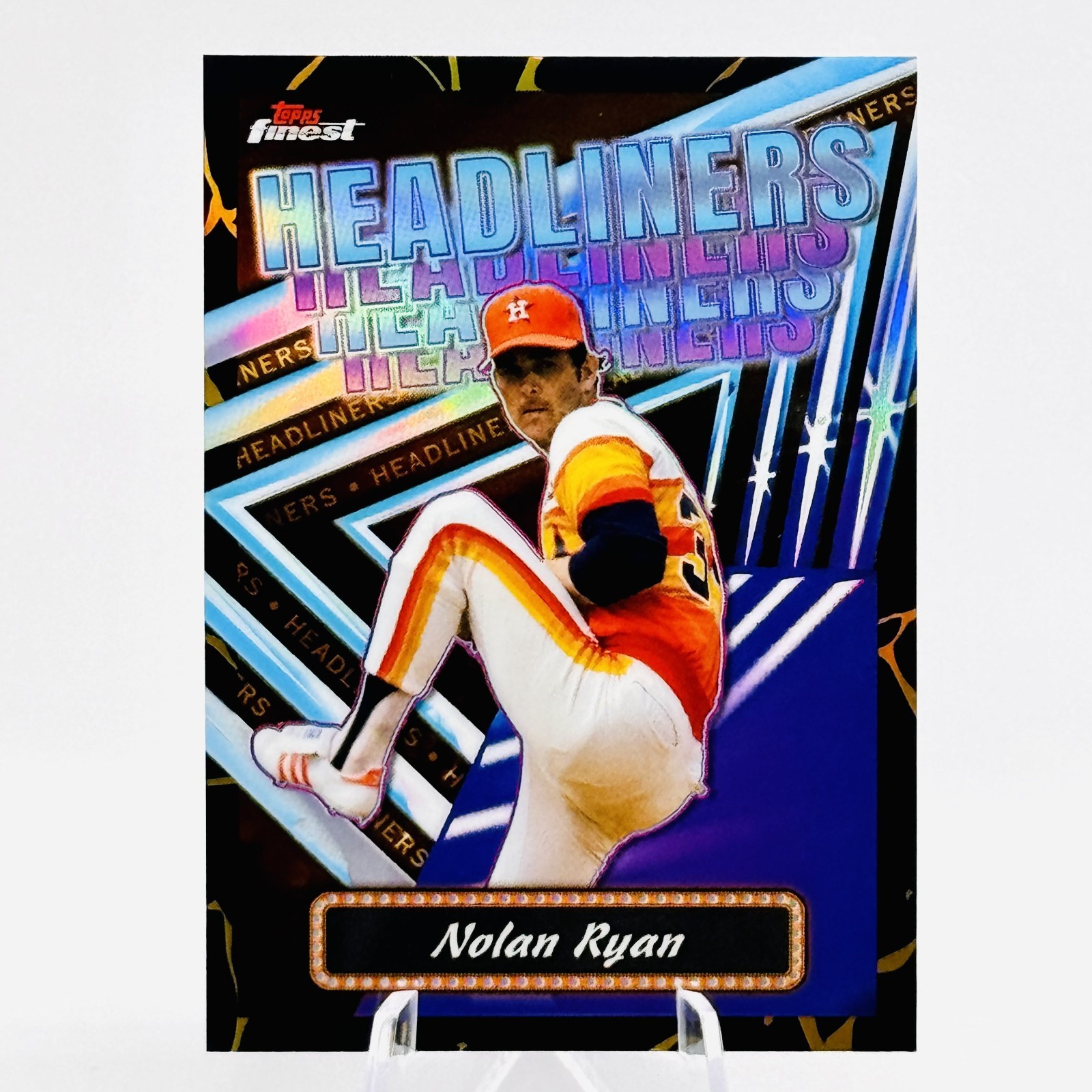 NOLAN RYAN 2023 Topps Finest - Finest Headliners Refractor #FH-11 - Astros