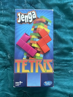 Hasbro TETRIS Jenga Family Game Night Complete CIB Fun Puzzle Stacker