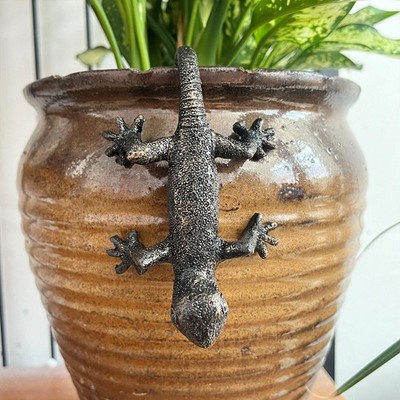 Gecko Figur Blume Pflanzer Hängen Ornament Leichte Pflanzer Vase
