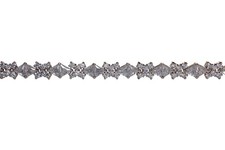 Jewelry Components Lengths no clasps - Sew On - Ice Clear CZ - 23 -24"lengths