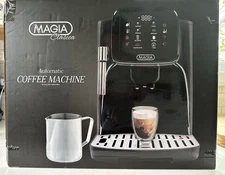 Magia Clasica Fully Automatic Coffee/Espresso Machine With Grinder - Black NIB