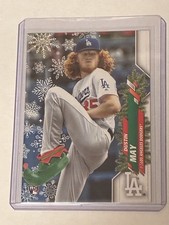2020 Dustin May Topps Topps Holiday Elf Shoes SP #HW62