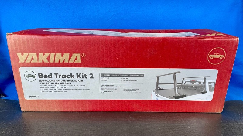 YAKIMA Truck Bed Foot Pad Track HD Kit for OverHaul HD & OutPost HD Racks NEW