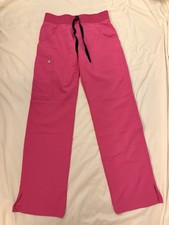 FIGS XXS Technical Collection Scrub Pants Pink EUC No Tags