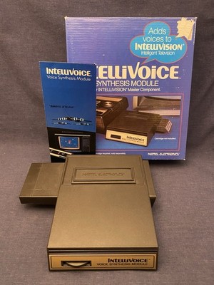 1982 Intellivision Intellivoice Module w Box and Manual Voice Synthesis
