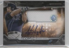2015 Topps Strata Clearly Authentic Relics Steven Souza Jr #CAAR-SS Auto 3l4