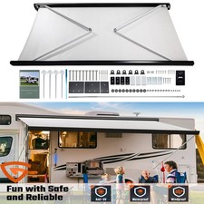 Electric Awning Wind Roll Out Sun Canopy Retractable Campervan Motorhome Van RV
