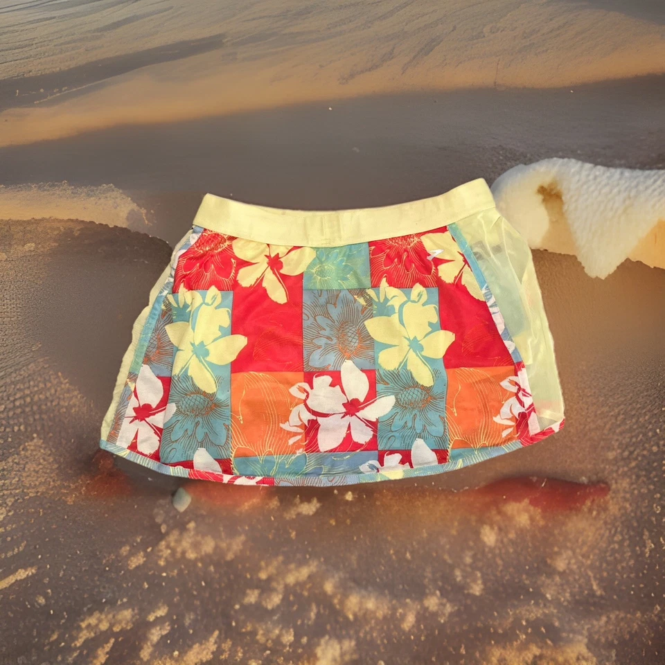 Brooks D'lite Flower Check Micro Mesh Racerback Sheer Run Tank Women's &Skort  - Image 3 of 4