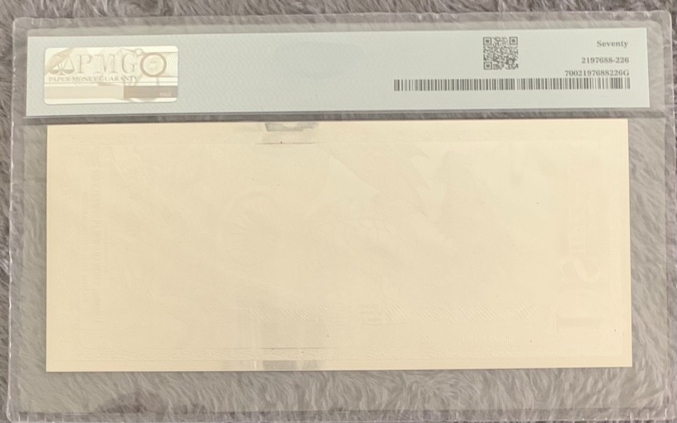 2022 Silverback Dragon 1 Note 999 Silver PMG 70 Star Certified Low ...