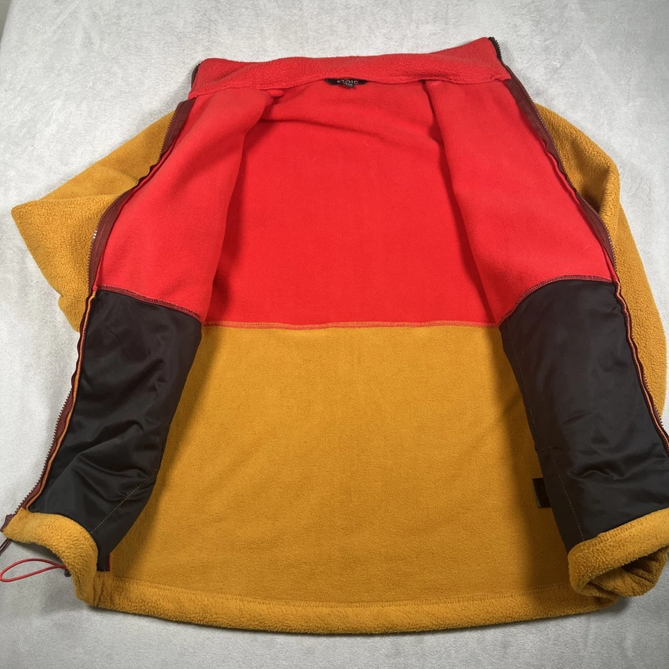 Chaqueta Sherpa Estoica Cremallera Completa Polar Para Hombres M Bolsillos con Cremallera Elastizada Exterior-USADA EN EXCELENTE ESTADO Foto 4 de 4