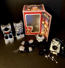 1980's Forcebot Battery Powered Robot  For Parts - Great Box, Battery Cover, Etc