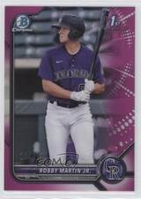 2022 Bowman Chrome Prospects Fuchsia Refractor /199 Robby Martin Jr #BCP-43 ng3
