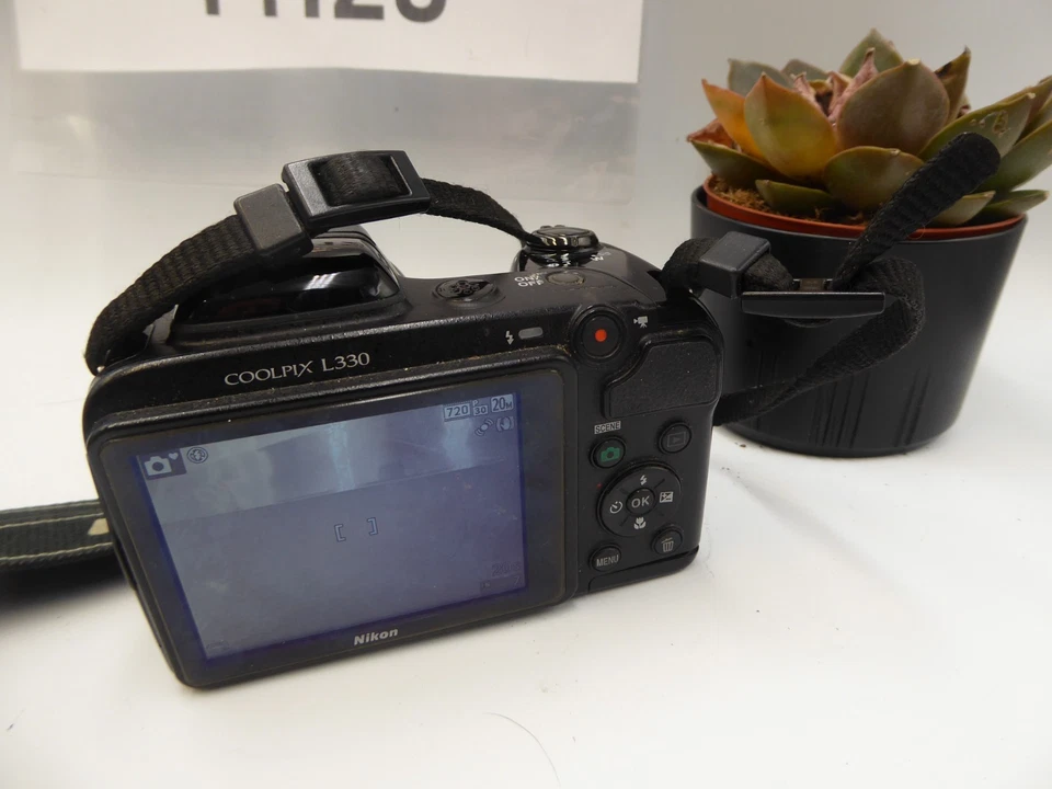 Cámara puente digital Nikon Coolpix L330 20,2 MP zoom 26x. repuestos encendidos Foto 2 de 4