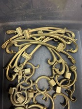 15 CAST BRASS ARM BACKS Hanging Lamp Parts Restore