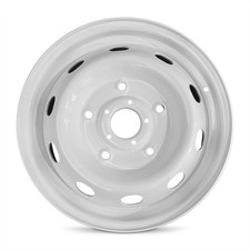 Genuine OEM Wheel For 2015-2025 Ford Transit 150 16 Inch White Steel Rim