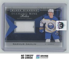 2021-22 Upper Deck Black Diamond Mine Relics Jersey Rasmus Dahlin #DMR-RD