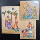 Stampendous Precious Moments Rubber Stamps 1995 & 1996 Wood Mount - Choice