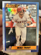 2025 Topps Chrome Update 35th ANNIVERSARY Mike Trout #90CU-1 - LA Angels